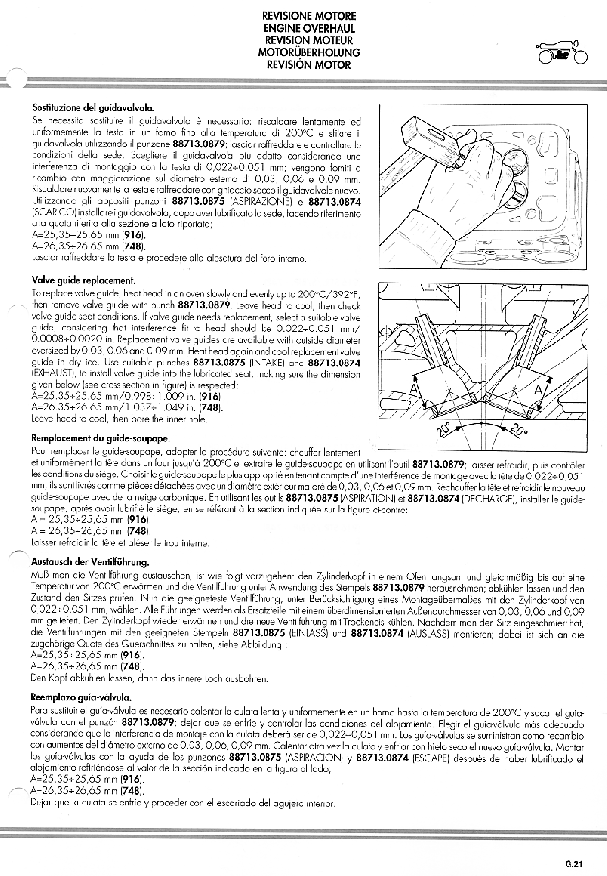 1994-2003 Ducati 748SP Sport Production Twin Handbuch