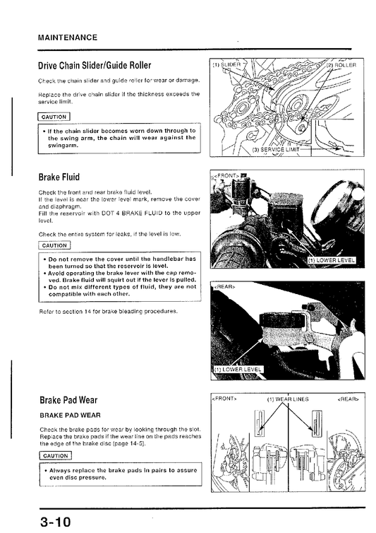 1997-2000 Honda SLR650 SLR 650 Vigor Service Manual