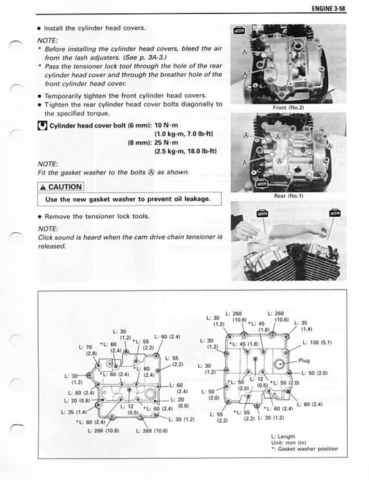 1998-2005 Suzuki VL1500 VL 1500 Intruder Cruiser Manual de taller de servicio de reparación