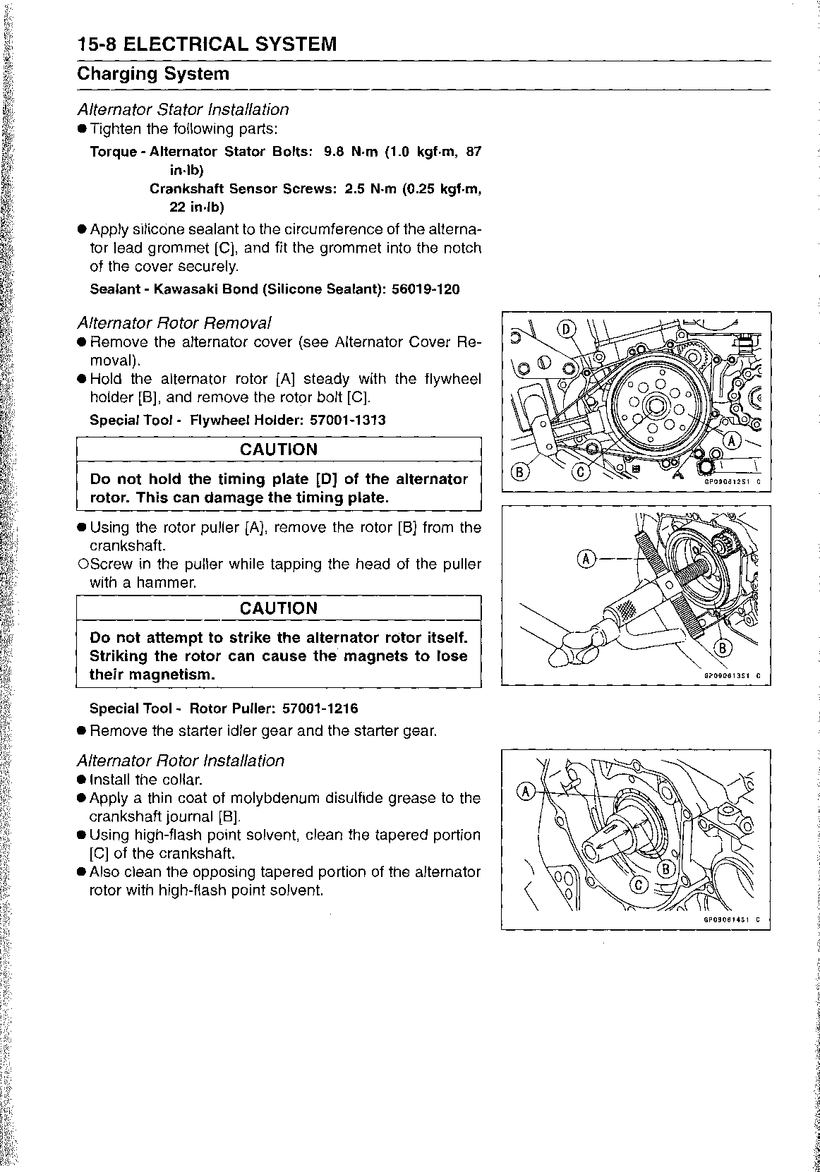 1999-2007 Kawasaki KLX250 D-Tracker Servicehandbuch