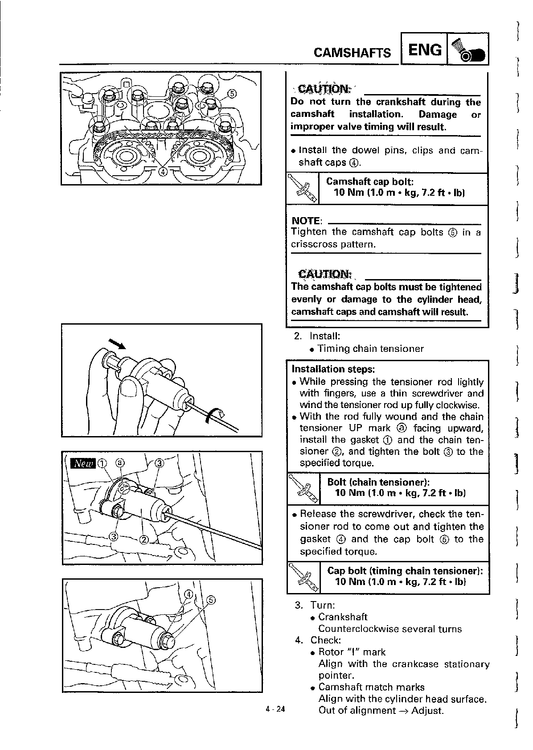 Manual de servicio de motocross Yamaha YZ400F 1998-2000