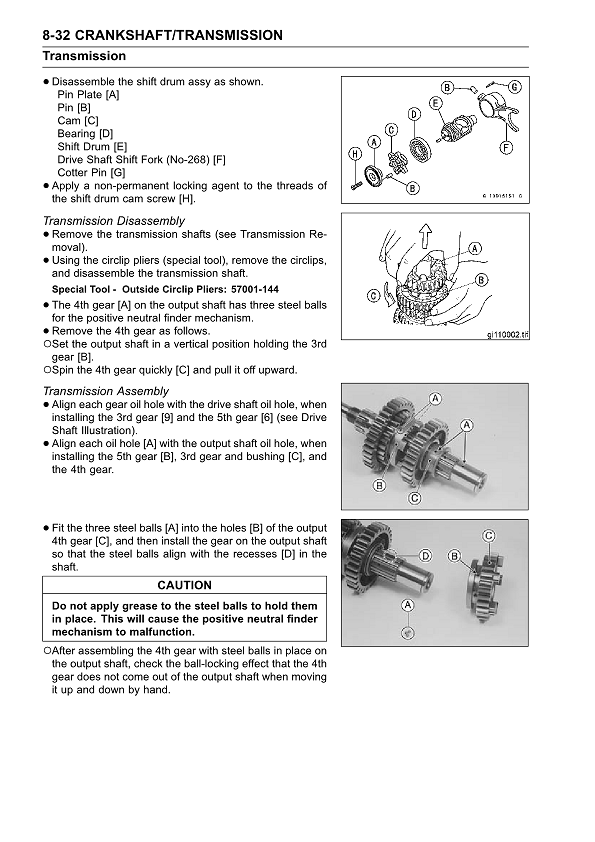 Manual de servicio Kawasaki VN1500 Vulcan Nomad Cruiser 2000-2008