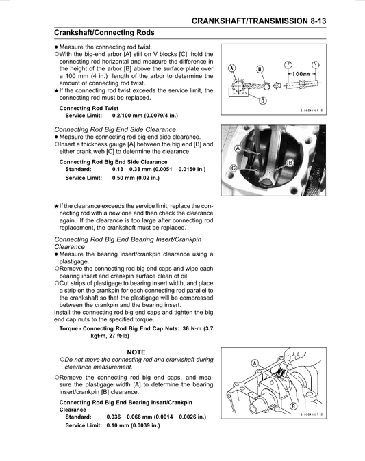 2001-2005 Kawasaki ER-5 ER500 Parallel Twin Servicehandbuch