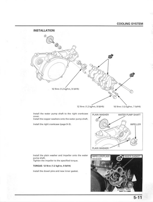 2002-2004 Honda CR250 Motocross Manual