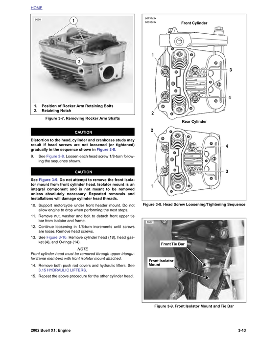 1999-2002 Buell X1 Lightning Manual