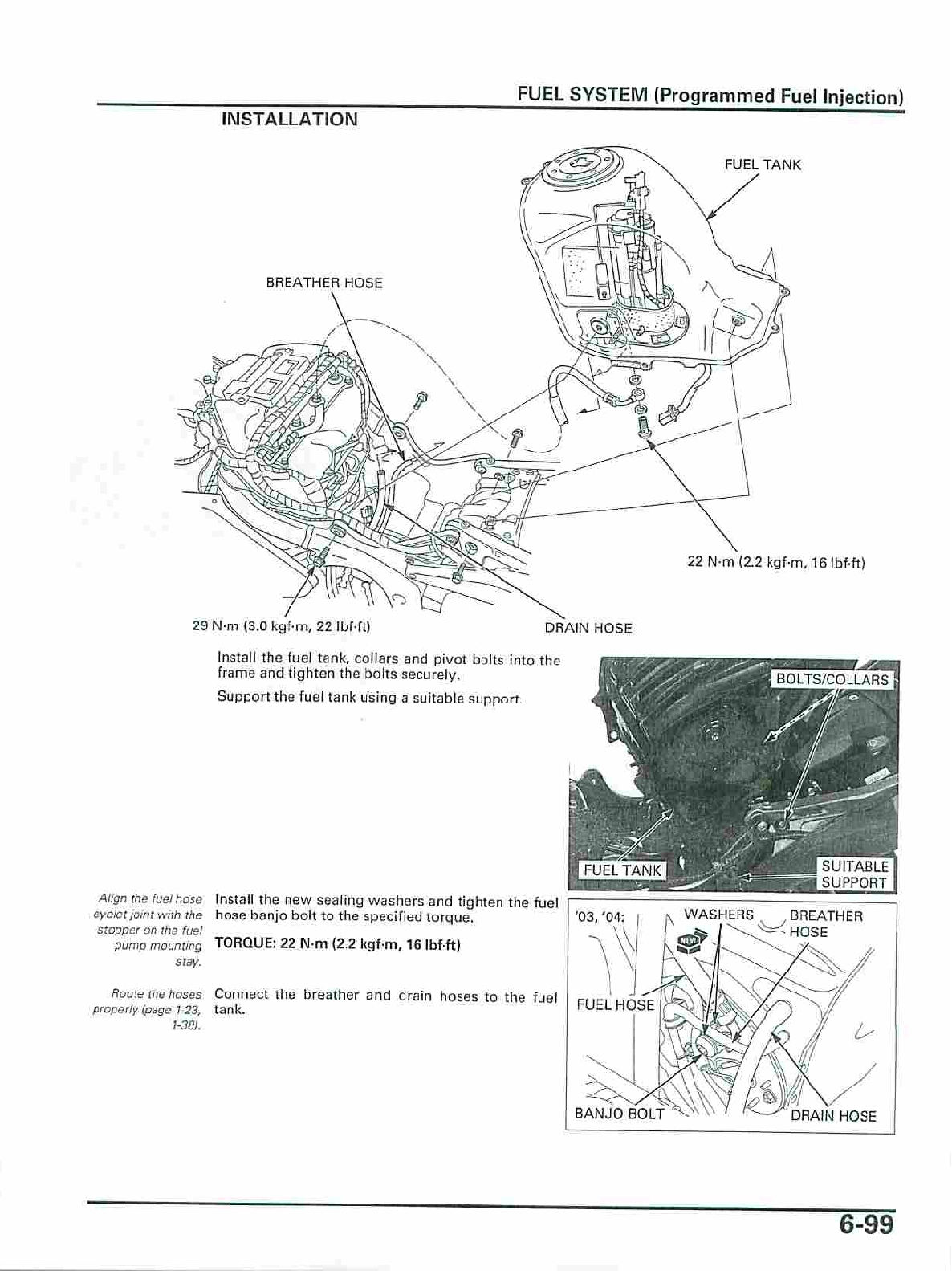 2003-2006 Honda CBR600 CBR600RR Manual