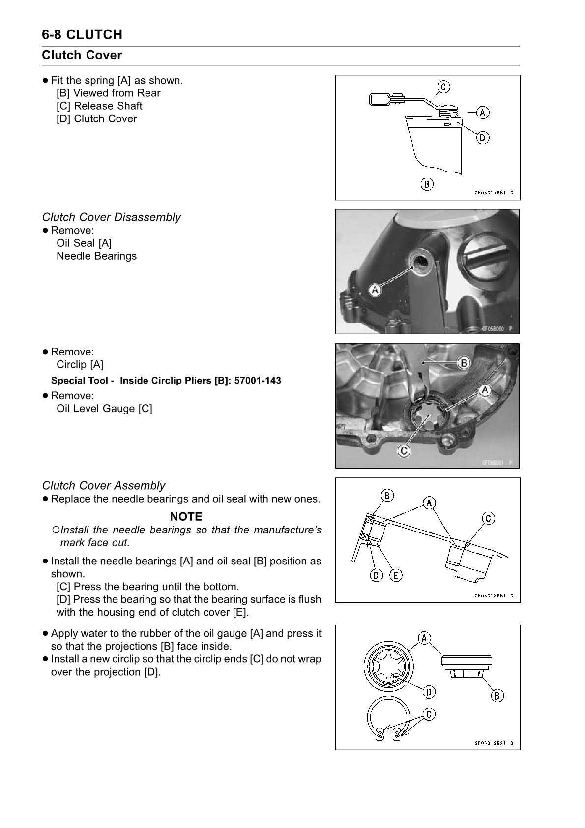 Manual de servicio Kawasaki Z1000 2003-2006