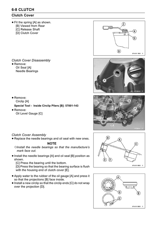 Manual de servicio Kawasaki Z1000 2003-2006