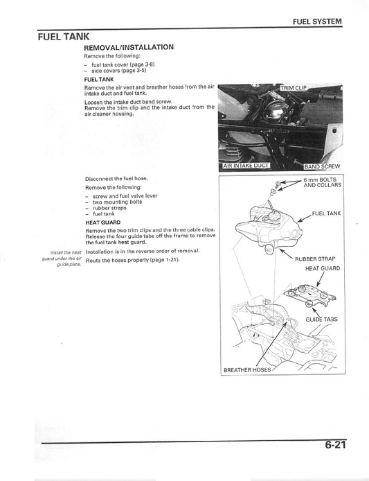 2004-2006 Honda TRX 350 FM TM TE Fourtrax Rancher 4x4 ATV Quad Manual