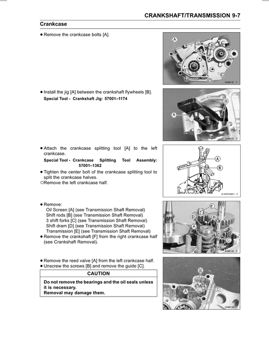 2004-2005 Kawasaki KX250F KXF250 Manual de servicio