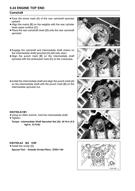 2004-2023 Kawasaki KFX700 V-Force ATV Quad Service Manual