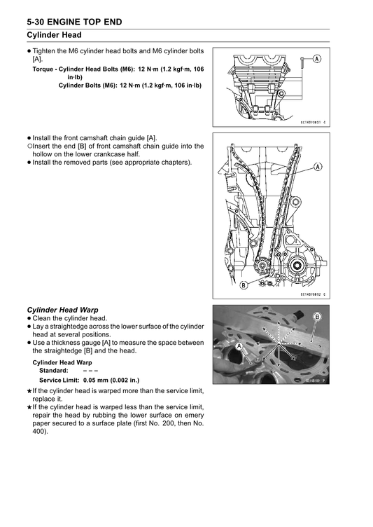 2006-2008 Kawasaki ER-6F EX6 Ninja 650R Service Manual