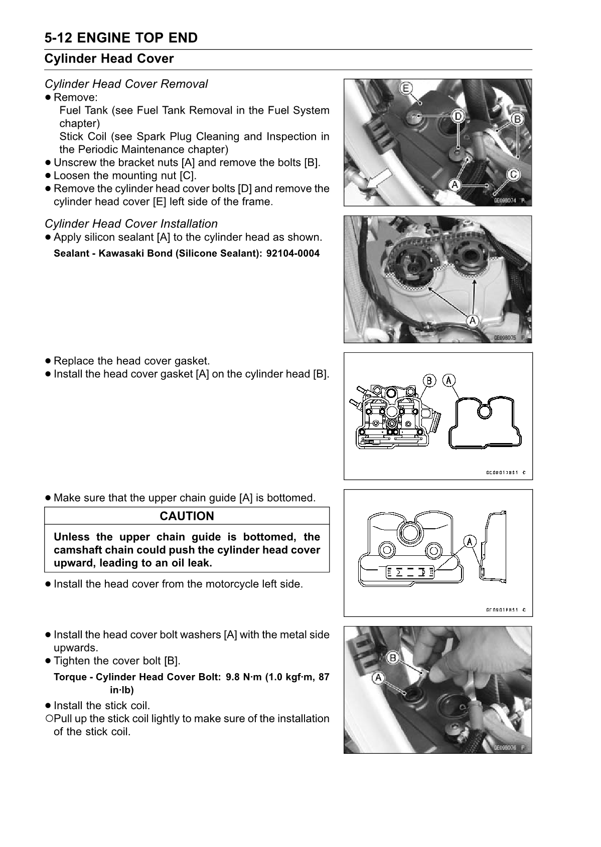 2006-2008 Kawasaki KX250F KXF250 Service Manual