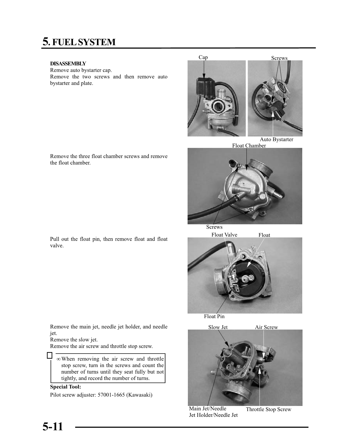 2007on Kawasaki KFX90 90cc Quad Service Manual