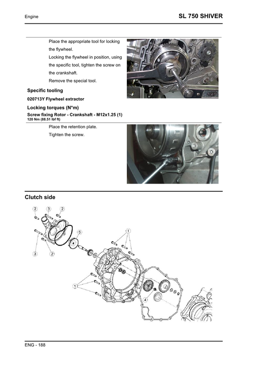 2007-2009 Aprilia SL750 Manual de temblor