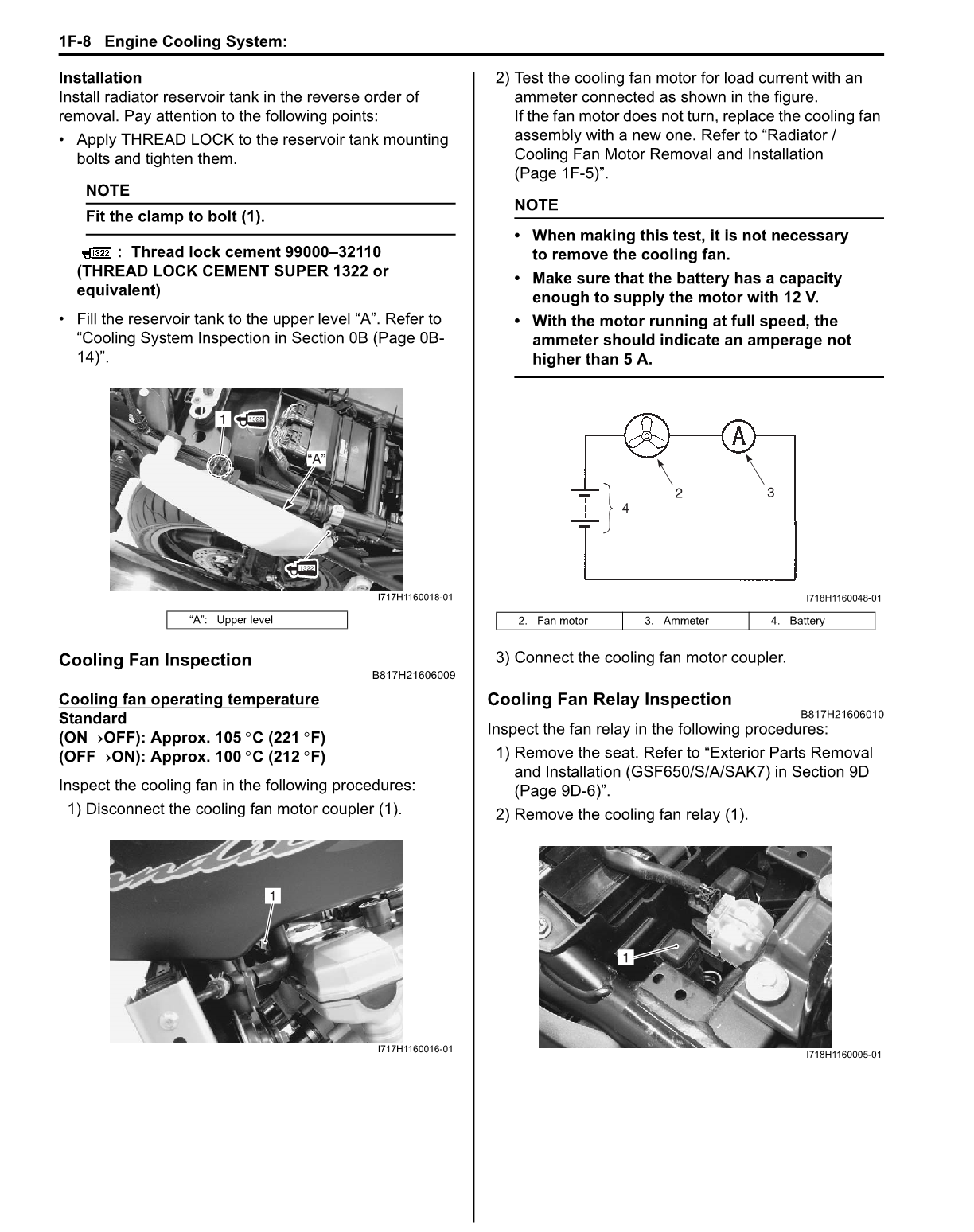 2005–2015 Suzuki GSX650F verkleidetes Handbuch