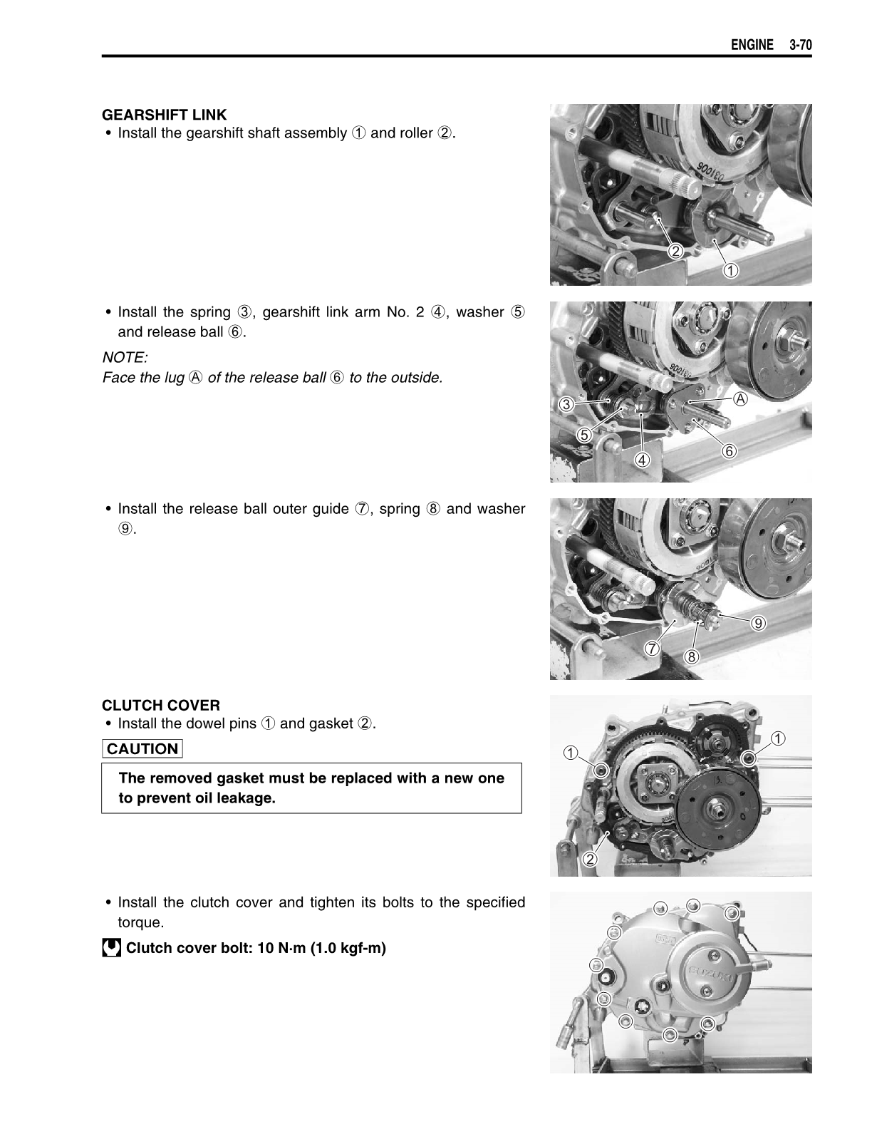 2007-2015 Suzuki FL125 FL125S Manual de servicio del scooter de dirección