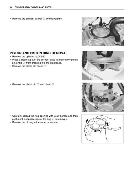 2005-2007 Suzuki RMZ450 RMZ RM-Z 450 Motocross Service Manual