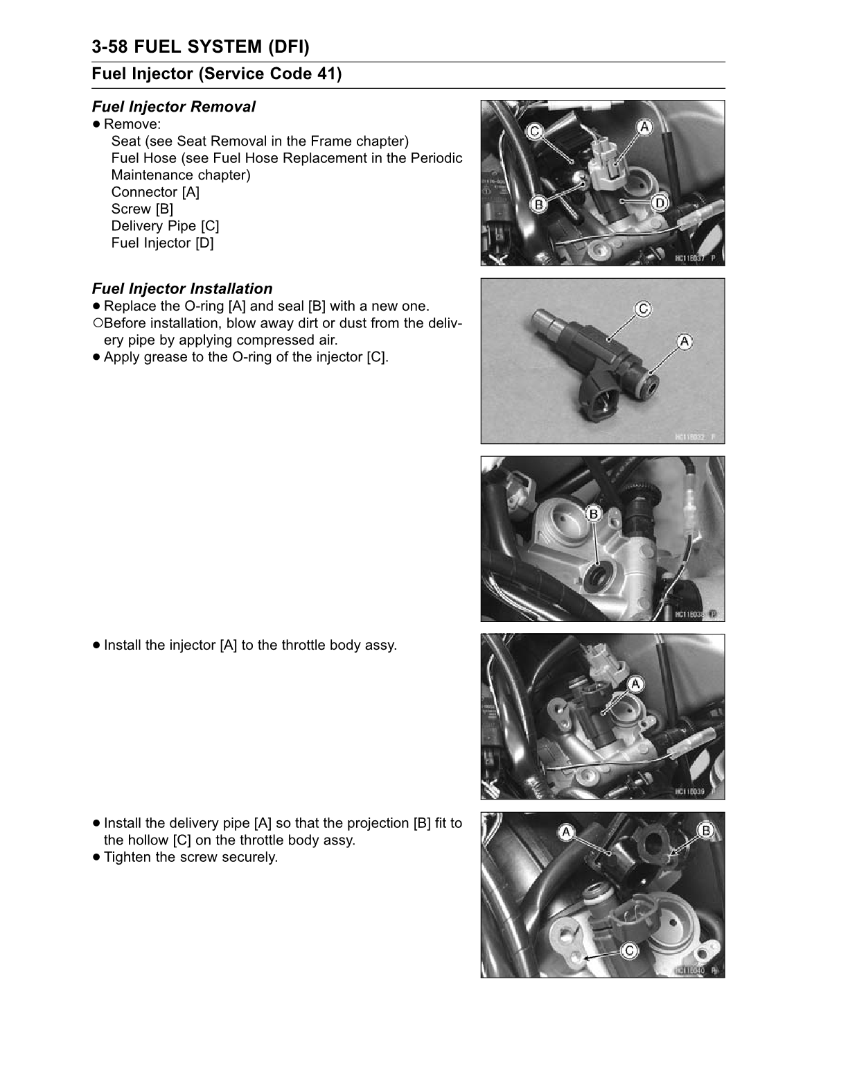 Manual de servicio cuádruple ATV Kawasaki KFX450R 2008-2014