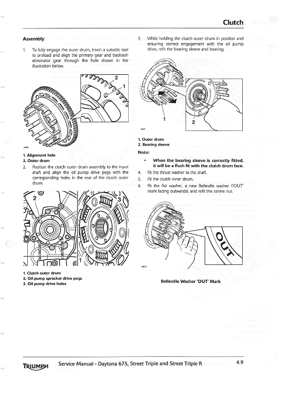 2008-2012 Triumph Street Triple R 675 Service Manual