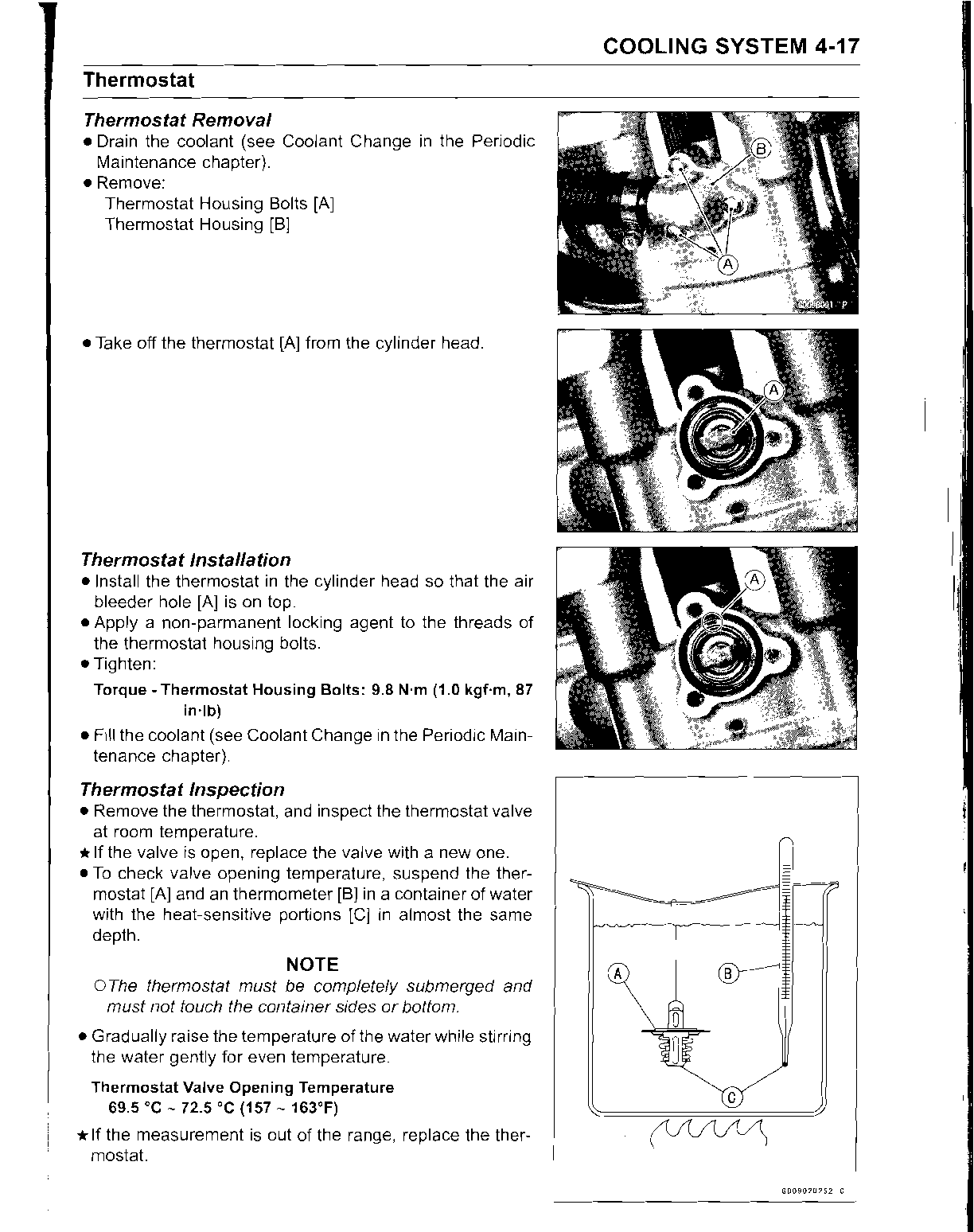 Manual de servicio Kawasaki KLX250S 2009-2020