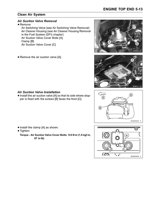 2010-2014 Kawasaki Versys KLE 650 Servicehandbuch