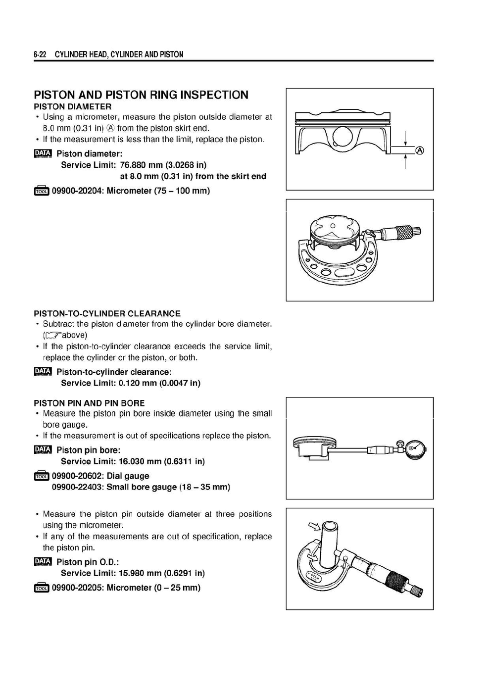 2013 SUZUKI RMZ 250 SERVICE MANUAL visual data 2