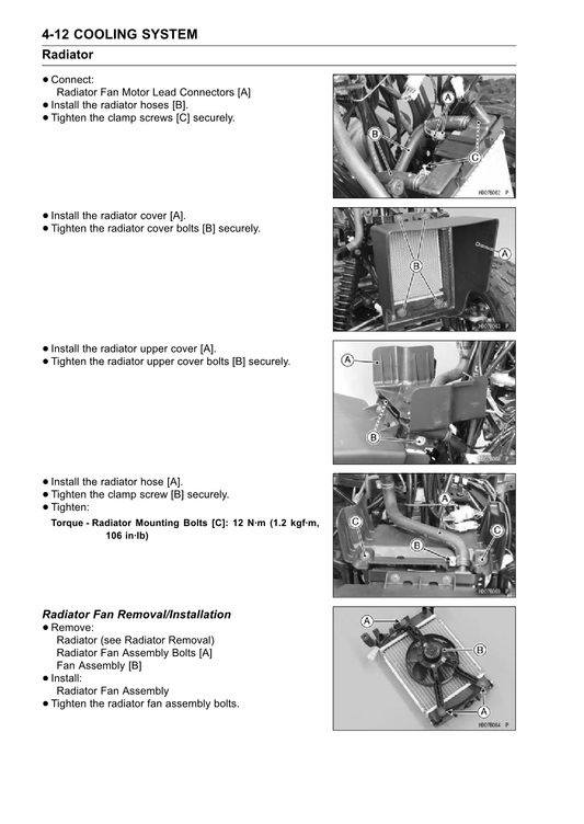 2011-2018 Kawasaki KVF300 Brute Force 300 ATV Quad Servicehandbuch