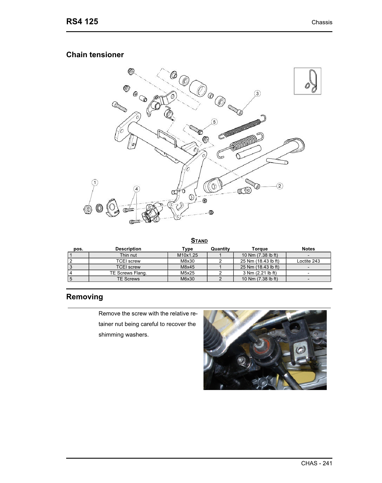 2012-2016 Aprilia RS125 RS4 125 Handbuch