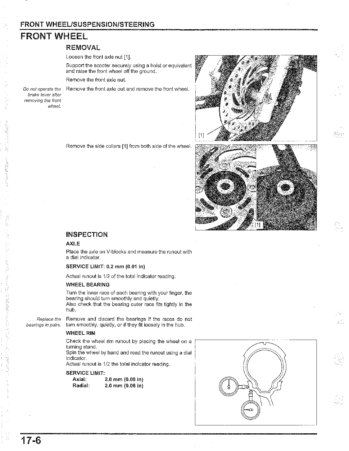 Manual de scooter Honda PCX150 2013-2018