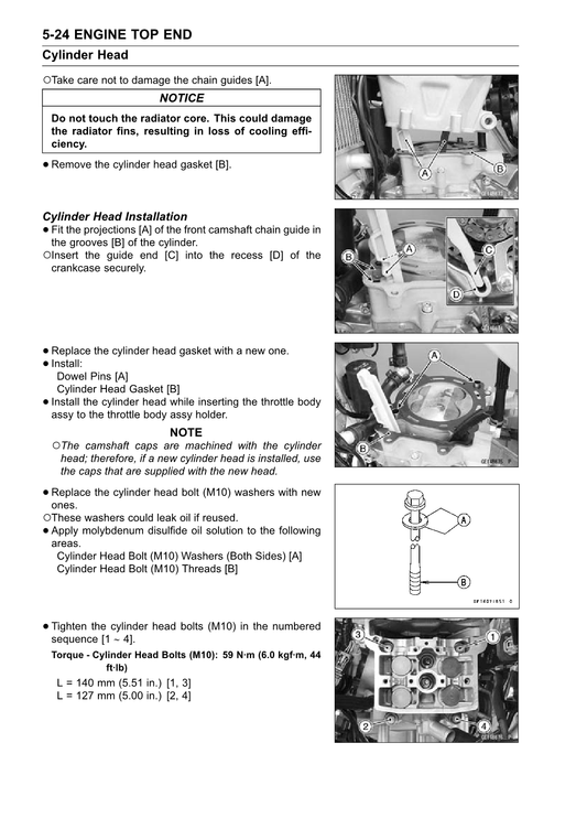 2016-2018 Kawasaki KX450F KXF450 Service Manual