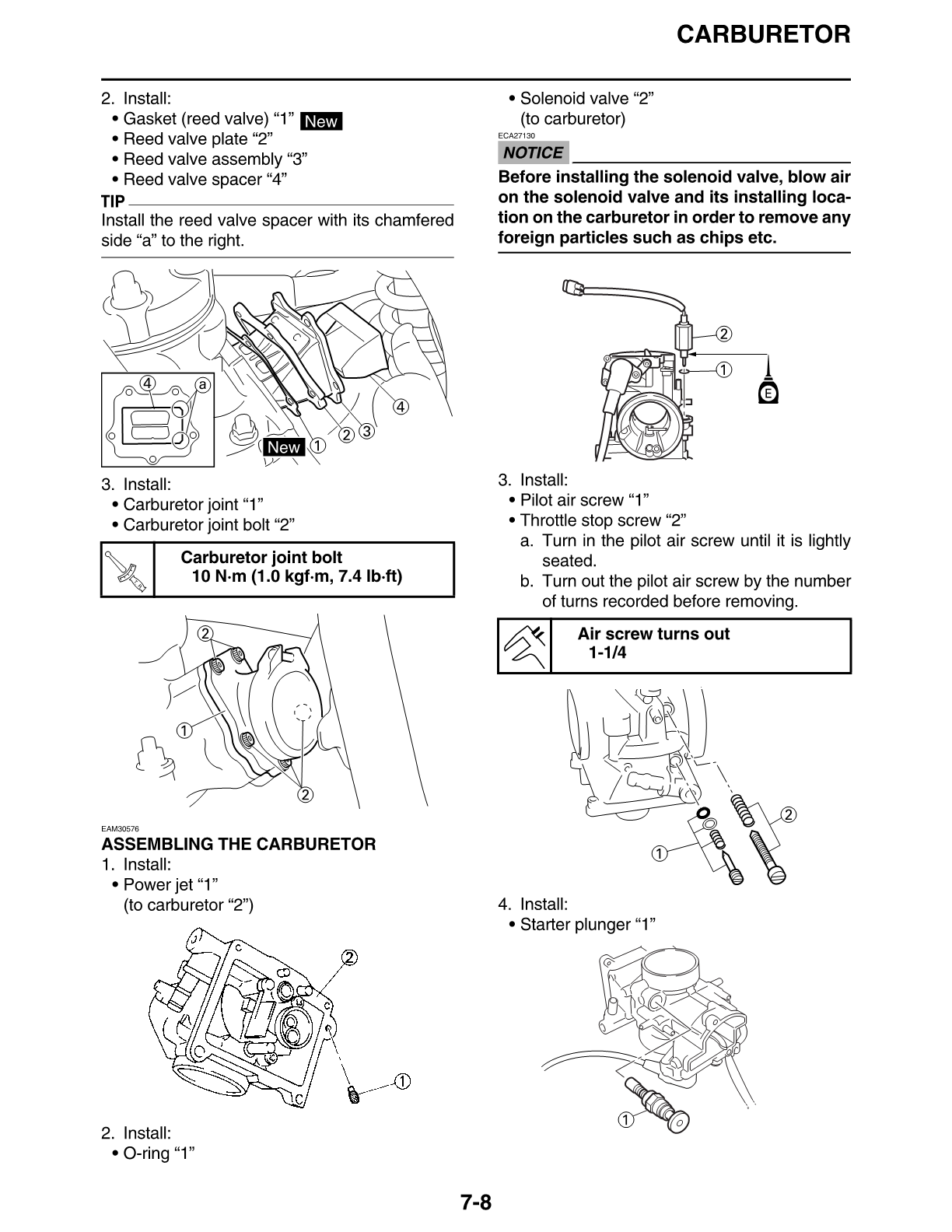2017-2021 Yamaha YZ250 YZ 250 Motocross Service Manual