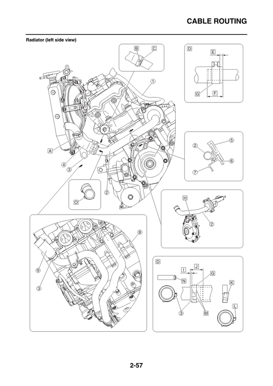 2020-2023 Yamaha YZF-R1M R1M Servicehandbuch