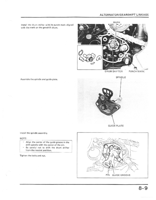 1984-1986 Honda VF500F2 VF500FII Interceptor V4 Handbuch