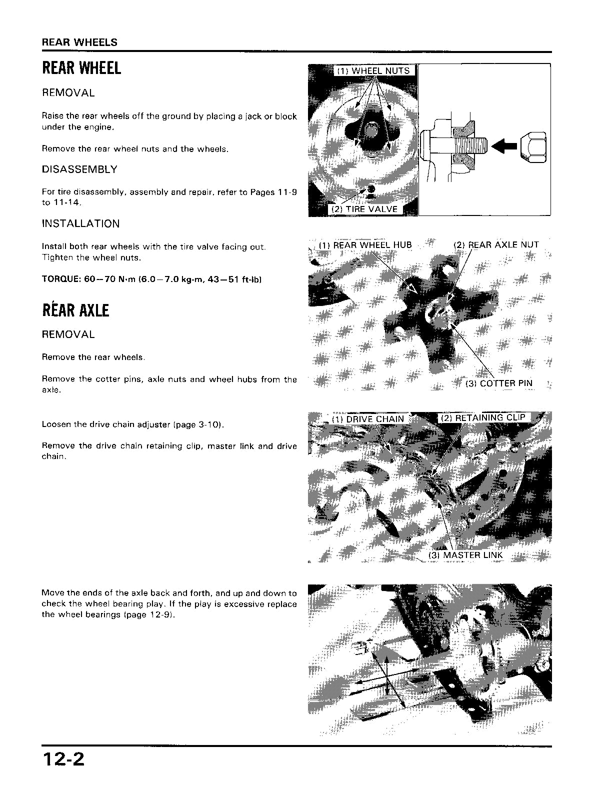 1986–1987 Honda ATC200X Trike-Handbuch