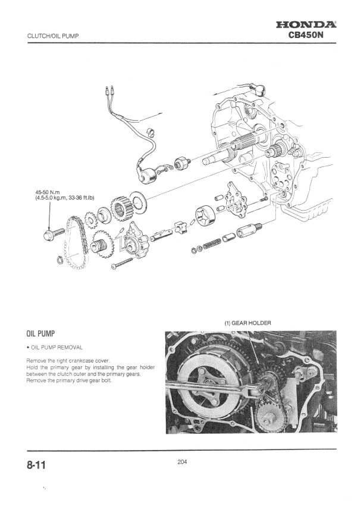 Honda CB450n Servicehandbuch 1985-1992