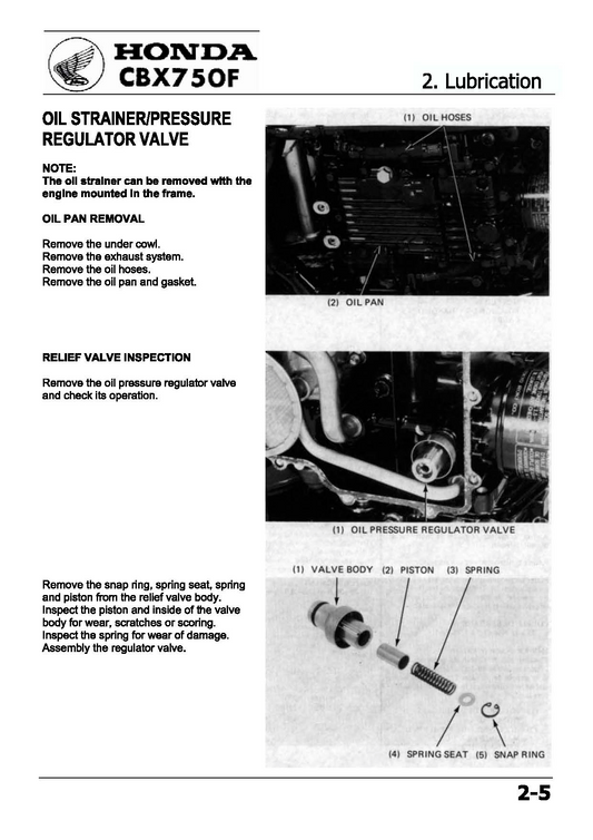 1984-1988 Honda CBX750 RC17 cuatro manuales