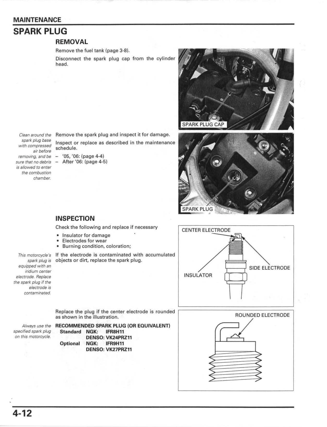 2005-2012 Honda CRF 450 X CRF450X Manual