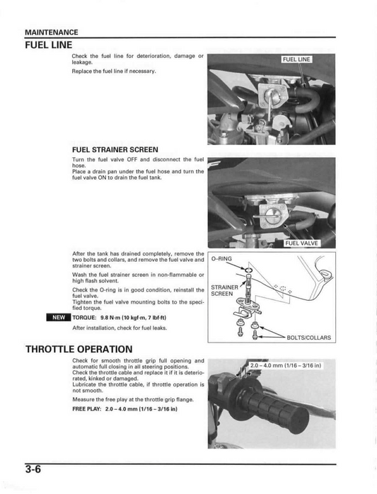 2004-2015 Honda CRF 50 CRF50F Manual