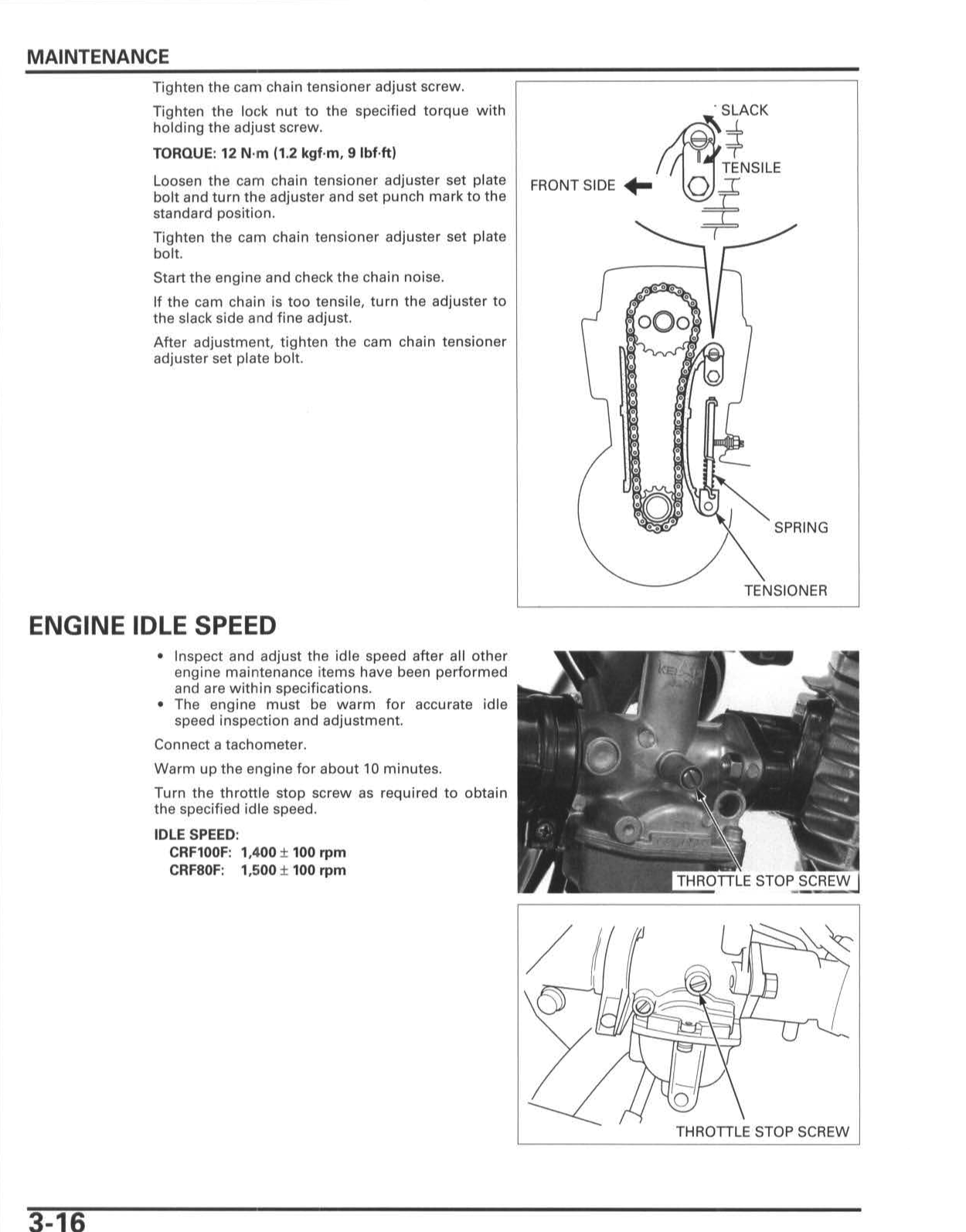 2004-2009 Honda CRF 80 CRF80F Manual