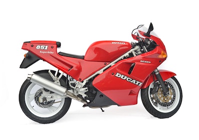 1989-1992 Ducati 851 Manual doble