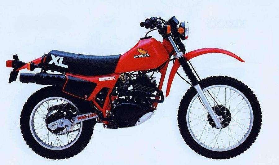 1982-1983 Honda XL250R Manual de servicio