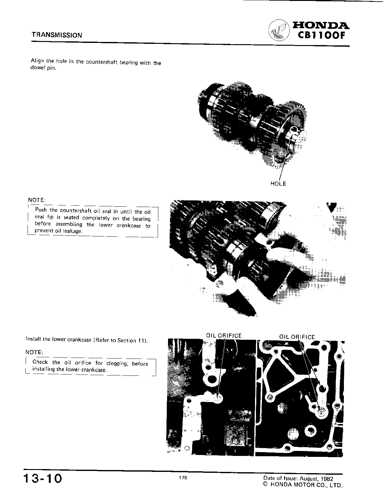 1983 Honda CB1100F cuatro manuales