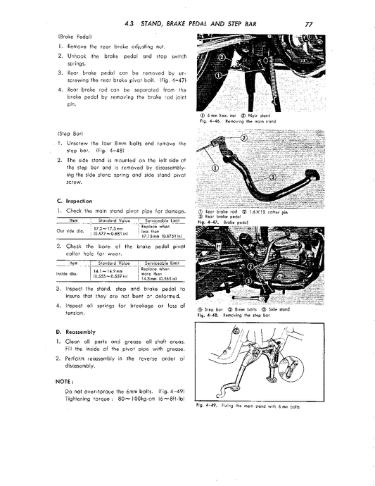 1968-1971 Honda CB250 K0 K1 K2 K3 Repair Service Workshop Manual