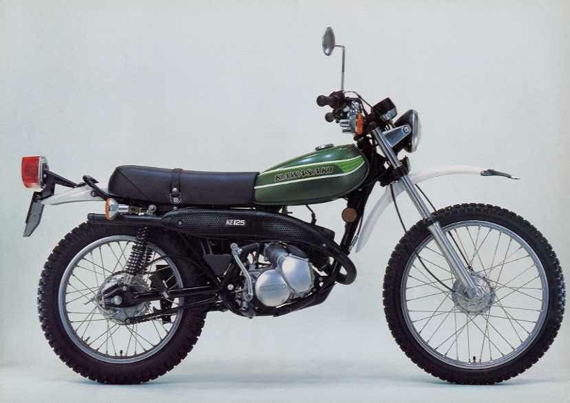 1974-1980 Kawasaki KE125 KE 125 Enduro Manual de servicio