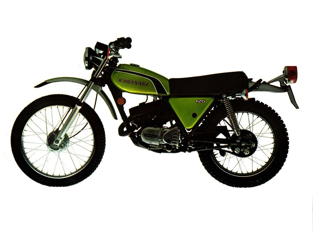 1974-1976 Kawasaki KS125 KS 125 Enduro Manual de servicio