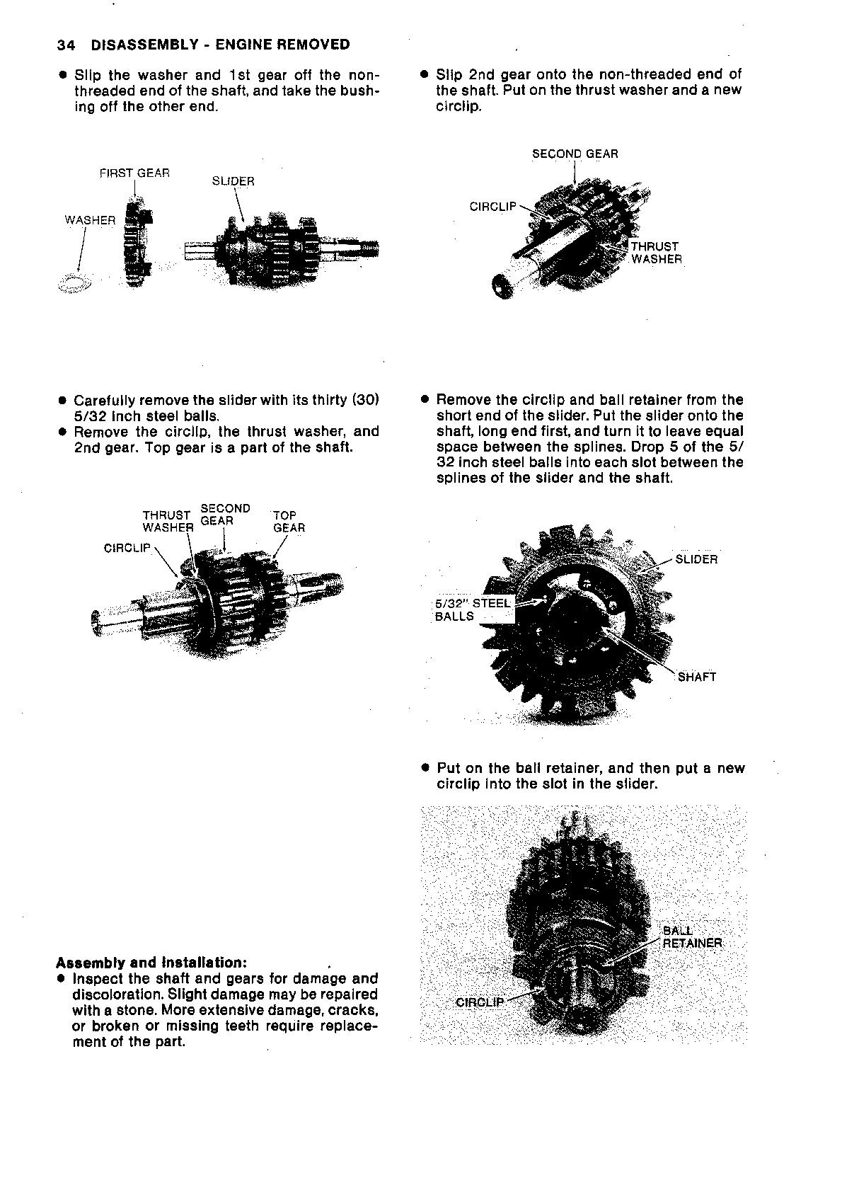 1971-1980 Kawasaki KV75 MT1 Service Manual