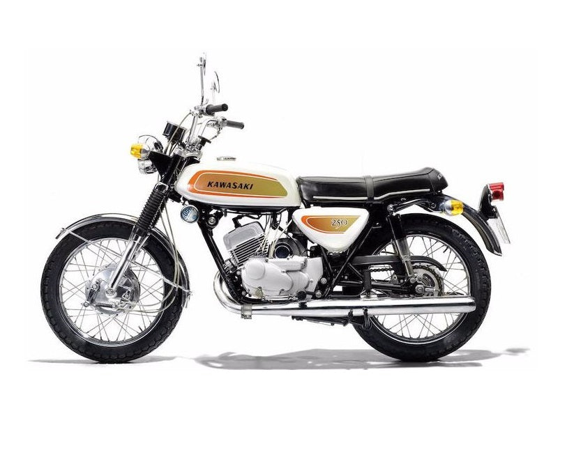 1970-1971 Kawasaki A1 250cc Samurai Manual de servicio