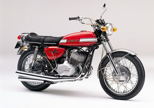 1972 Kawasaki H1B Mach III 500 Triple Manual de servicio