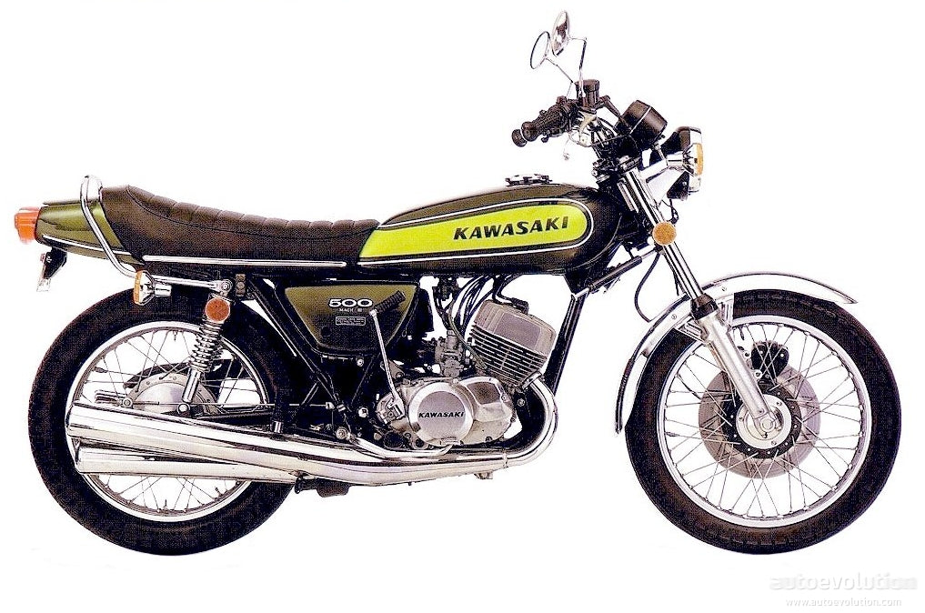 1974-1975 Kawasaki H1E H1F Mach III 500 Triple Servicehandbuch